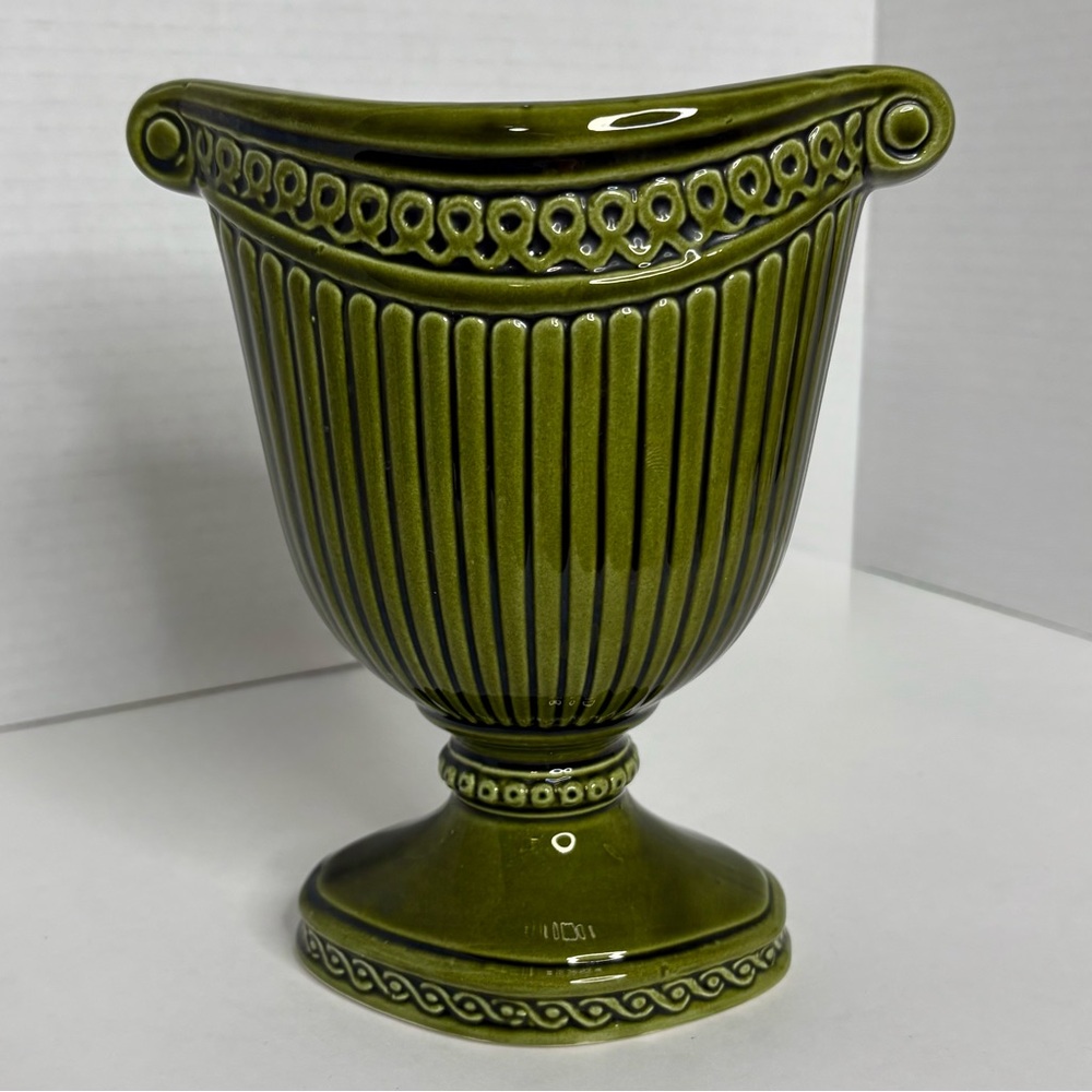 Brody Capri Green Ceramic Vase Vintage